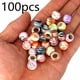 thumbnail image 1 of 100 Uds. de de grande/ de cabellero acrílico adornos artesanales con agujeros grandes rico y /pulseras trenzadas de cabellero Fernando perlas de pelo, 1 of 8