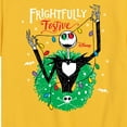 thumbnail image 3 of The Nightmare Before Christmas - Frightfully Festive Wreath - Toddler And Youth Short Sleeve Graphic T-Shirt, 3 of 5
