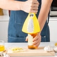 thumbnail image 2 of SLYNSHome Râpe à Fromage Portative avec Ouvre-Boîte, Trancheuse-Râpe en Acier Inoxydable Jaune avec Poignée pour Légumes, Fruits, Salade, 2 of 5
