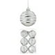 thumbnail image 2 of 6 bolas navideñas irrompibles | Adornos navideños con purpurina | Multicolor, dorado, plateado y rojo | Plástico ABS ligero y duradero | Ideales para decorar casas, oficinas, restaurantes y, 2 of 6