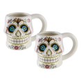 thumbnail image 1 of Design Imports CAMZ12673 Tasse en Céramique Sugar Skull - Ensemble de 2, 1 of 2