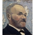 thumbnail image 2 of Emile Bernard 20x23 Black Ornate Framed Double Matted Museum Art Print Titled: Portrait of Father Tanguy (1887), 2 of 5