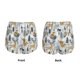 thumbnail image 3 of Balery Winter Forest Animals Pantalones cortos deportivos para mujer con forro y dos bolsillos, elásticos, para entrenamiento, gimnasio, yoga-XX-Large, 3 of 7