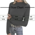 thumbnail image 3 of MOJOGO Women's Warm Base Layer Lightweight Ribbed Knit Long Sleeve Pullover Tops Spring Fall Mock Neck Shirts Coffee Free Size, 3 of 8
