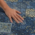 thumbnail image 3 of Addison Rugs Mayfield Premium Machine Washable Traditional Global Navy Rectangle Rug, 3' x 5', 3 of 8