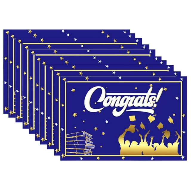 Gkeoshab Greeting Card Party greeting card Graduation Season Card Creative Bachelor Hat Greeting Card Graduation Invitation Card Home & Garden