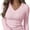 Pink, variant on Luniro Women's Cable Knit Sweater V Neck Pullover Sweaters Fall Tops Business Casual Outfits Clothes