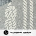 thumbnail image 6 of Home Dynamix Marine Anchor Coastal Anchor Indoor/Outdoor Area Rug, Grey/Ivory , 5'2"x7'2", 6 of 11