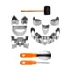 thumbnail image 1 of Plantillas para tallar calabazas de Halloween. Suministros para cortar calabazas de Halloween. 13PCS, 1 of 9