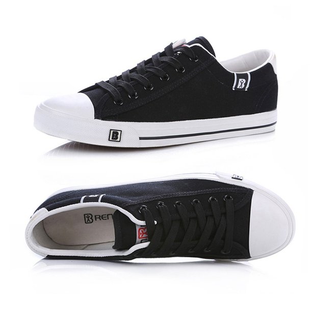 Casual Lace-Up Canvas Shoes