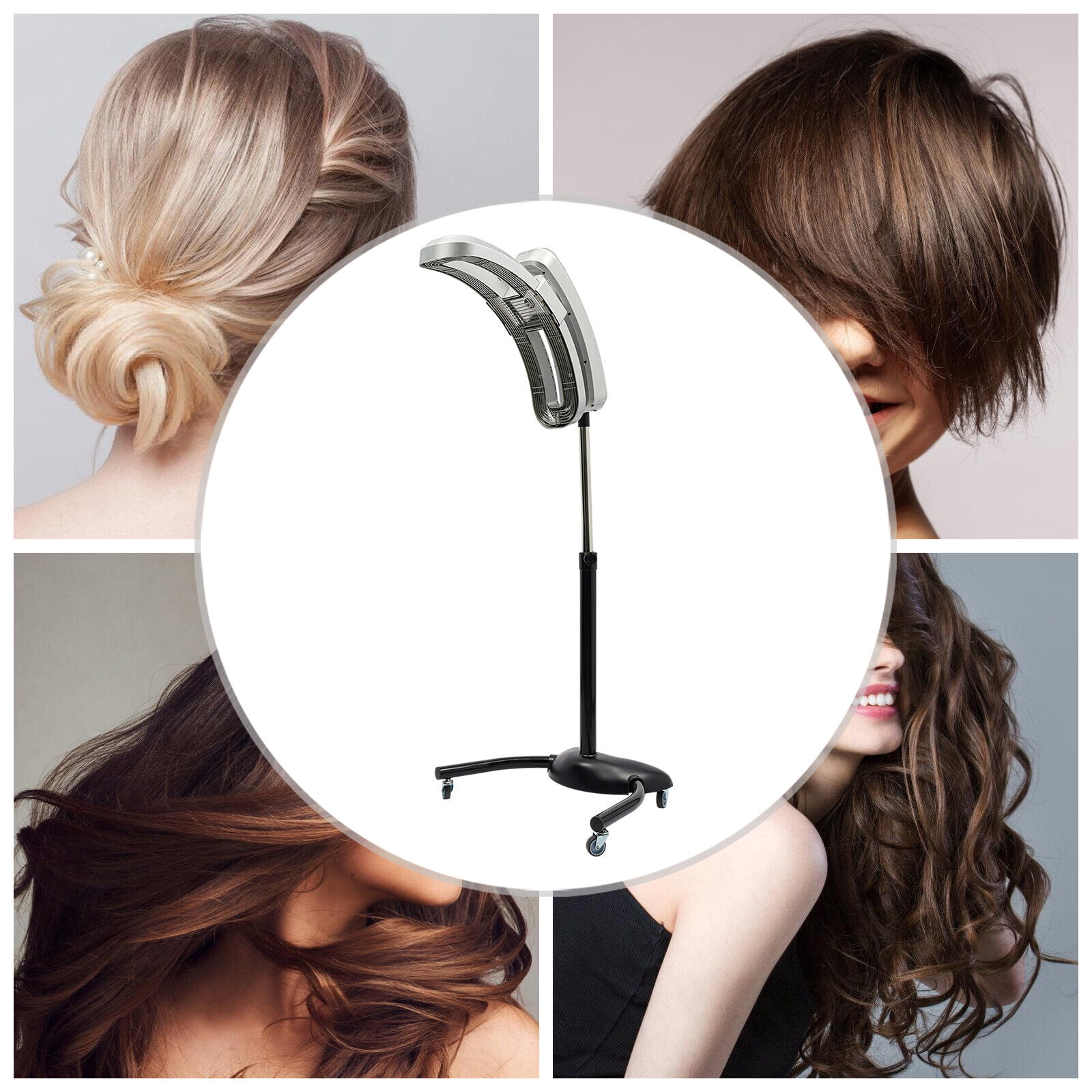 DENEST Adjustable 950W Vertical Cold Standing Hair Dryer for Professional Styling