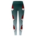 thumbnail image 5 of AOOCHASLIY Women Christmas Pants Fashion Casual Women Printed Gradient Span Ladies High Waist Wide Leg Trousers Yoga Pants Long Pants, 5 of 5