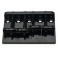 thumbnail image 1 of 2X 4 String Hardtail Bass Guitar Bridge for Fender Precision Jazz Bass Style Bass, Black, 1 of 5