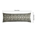 thumbnail image 6 of Boho Long Body Pillow Cover – Soft & Breathable Ethnic Fabric, Hidden Zipper, 20"x54", Stylish Abstract Tribal Print – Gift for Side Sleepers, Pregnancy, Home Decor, 6 of 7