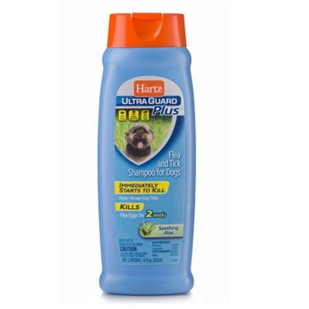 Hartz ultraguard plus soothing aloe flea & tick shampoo for dogs, 18-oz (Best Flea And Tick Shampoo)
