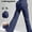 Navy Blue, variant on PISONIC Women's High-Waisted Wide-Leg Sweatpants with Drawstring Waist & Pockets - Loose Fit Mid-Stretch Yoga Pants for Cycling, Gym, Fitness