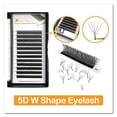 thumbnail image 1 of JB Jeyelabeau 3D 4D 5D W Pestañas postizas Curl natural Extensión de pestañas Ventiladores de volumen prefabricados Pestañas Pestañas postizas 6D W cilia Dengxun unisex, 1 of 2