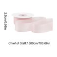 thumbnail image 3 of Sheer Organza Ribbon 59 Feet Fishtail Shimmer Chiffon Ribbon For Gift Wrapping DIY Crafts Hair Bows Wedding Decor Pink, 3 of 7