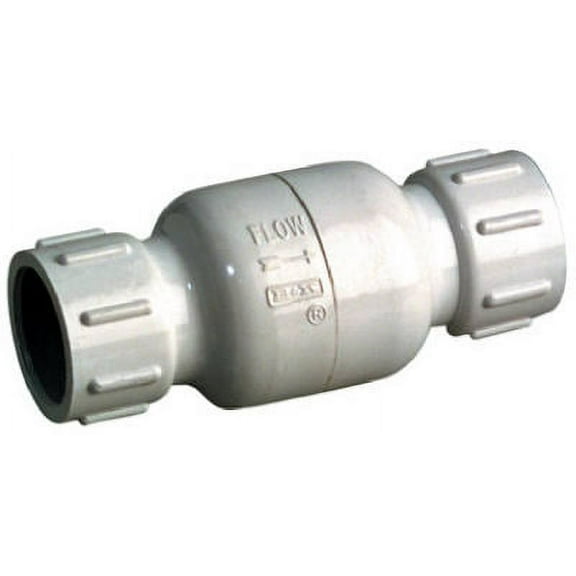 B & K ProLine Series 101-605 Check Valve, 1 in, 200 psi Pressure, PVC Body