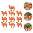 thumbnail image 3 of 10pcs Camel Figurines Lifelike Camel Models Miniature Animals Statues Action Figures, 3 of 8