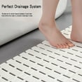thumbnail image 4 of Shower Mat Non Slip Bathtub Mat - 36 x 16 Inch TPE+PP Soft Anti Slip Bath Mat for Tub, Slatted Shower Floor Mat with Powerful Suction Cups and Drain Holes, Easy to Cut, Machine Washable, 35.4" Grey, 4 of 6