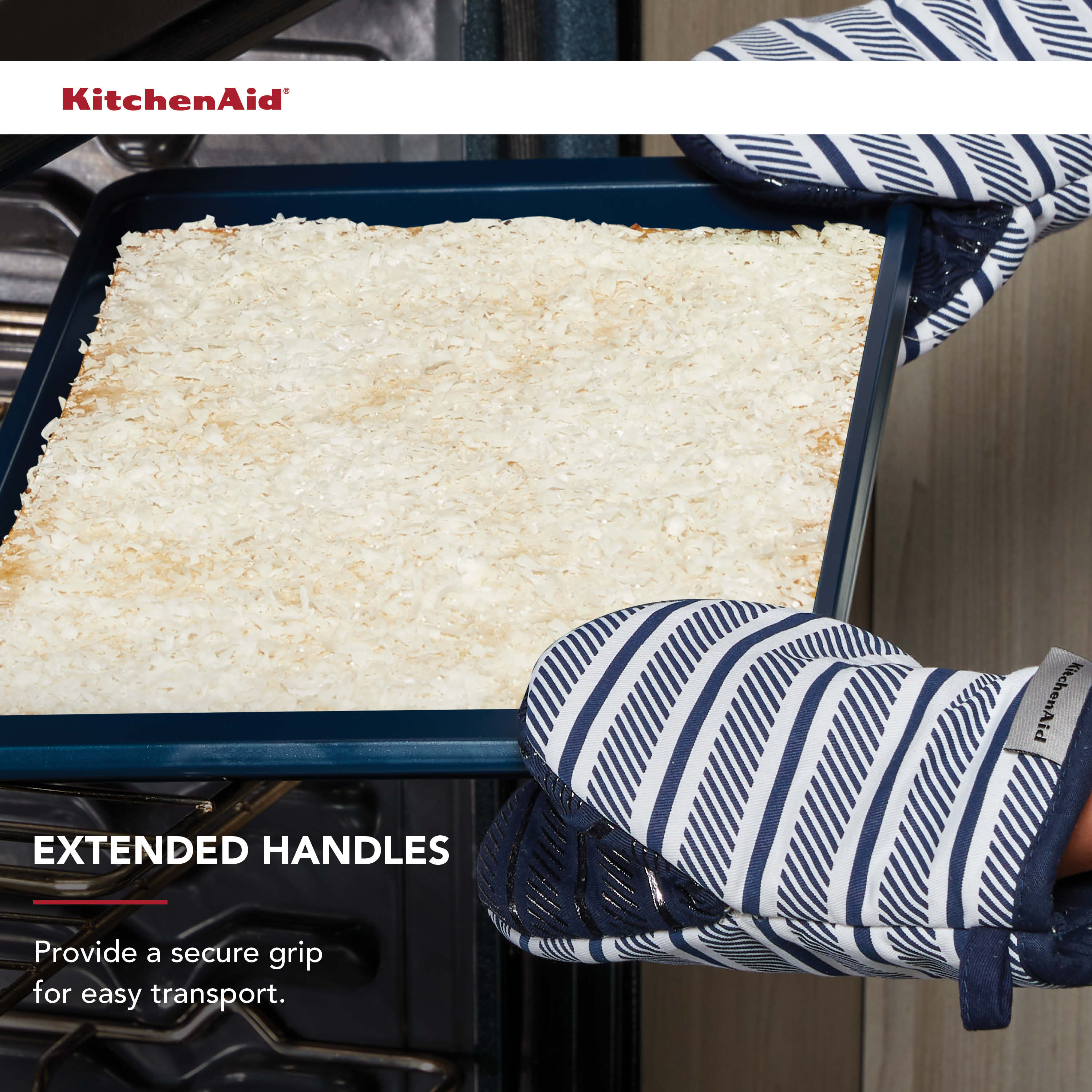 KitchenAid Aluminized Steel Nonstick Baking Sheet Pan, Ink Blue photo 6