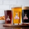 thumbnail image 4 of Easter Egg Bulldog Bunny Ear Welcome Spring Truck 16oz Pint Beer Glass Mug Dog Lover Gifts Idea Beer Glasses Cup - 12002, 4 of 5