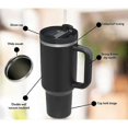thumbnail image 3 of Stainless Steel Insulated Water Bottle - Leak Proof, Insulated Water Bottle with Handle and Straw - Leak Proof Coffee Cup for Home, Office, Car, 3 of 5