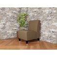 thumbnail image 2 of Lesro Ravenna Lounge Reception Armless Guest Chair in Brown, 2 of 5
