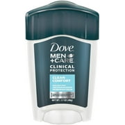 Dove Men + Care Clinical Protection Antiperspirant Deodorant Solid Clean Comfort 1.70 oz - (Pack of 6)