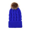thumbnail image 1 of Bonnet en Laine Tricoté Chaud pour Femmes, Cache-Oreilles, 1 of 8