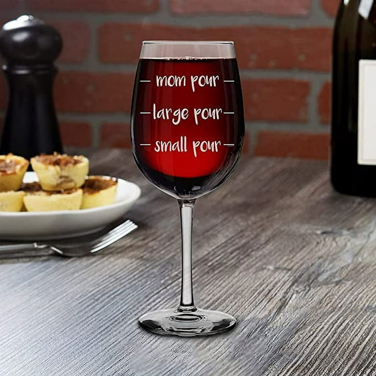 Large Red Wine Glass, Custom Wine Glass