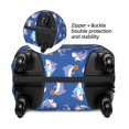 thumbnail image 2 of Disketp Party Shark Cute Elastic Travel Luggage Cover Travel Suitcase Protective Cover For Trunk Case Apply To 18''-32'' Suitcase Cover-Small, 2 of 7