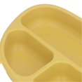 thumbnail image 2 of Soft Silicone Toddler Plate Dining Room Cute Cartoon Bear Shape Baby Suction Plate for Snacks Fruit Ginger Single Plate, 2 of 3