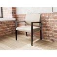 thumbnail image 4 of Pemberly Row Waiting Reception Wide Guest Chair Wood Frame in Brown, 4 of 5