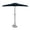 Navy Blue, variant on Lanai 9-ft Half Umbrella - Navy Blue - Polyester Canopy