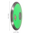 SWETRACE Track and Field Rubber Discus 1Kg Green for Youth Training and ...