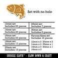 thumbnail image 2 of Salmon Fish Wood Mini Charms Shapes DIY Craft Jewelry - No Hole - 16mm (22pcs), 2 of 7