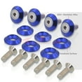 thumbnail image 3 of AJP Distributors Universal Upgrade JDM Exterior 10-Piece M6 x 20MM T-6061 CNC Billet Aluminum Engine Bay Dress Up Fender Washer Screw Bolts Nuts Bumper Fasteners Kit Anodized Blue, 3 of 4