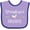 Lavender and Purple, variant on Inktastic Grandmas Favorite- Heart Grandchild Boys or Girls Baby Bib
