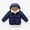 Navy Blue, variant on 1-7T Baby Girl Boy Winter Fleece Coats Toddler Warm Cotton-padded Jackets Kids Thick Down-filled Outerwear
