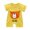 Yellow, variant on Newborn Baby Boy Girl Clothes Infant Romper Bodysuits Newborn Toddler Baby Girls Boys Bodysuit Summer Short Sleeve One-piece Cartoon Romper Jumpsuit Beige 3-6 Months