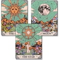 thumbnail image 1 of Kit de punto de cruz Tiwabb Sun Moon Stars para principiantes, 1 of 7
