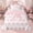 Pink A, variant on Erosebridal White Pink Bow Twin Comforter Sets for Girl, Initial L Letter Bedding Set, 2pcs