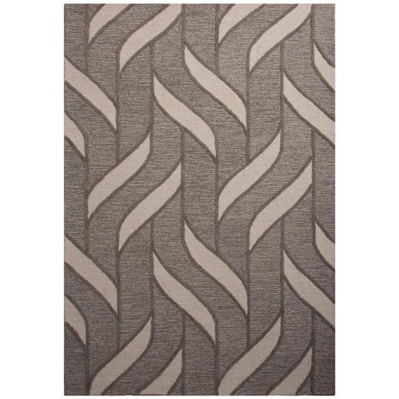 Rizzy Rugs Lofton Area Rug A07204 Modern Gray, 5' x 7' 6", Gray