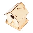 thumbnail image 3 of Unfinished Birdhouse, Interactive Simple Installation Exercise Ability DIY Wooden Birdhouse Kits  For Decoration For Outdoor For Courtyard, 3 of 8