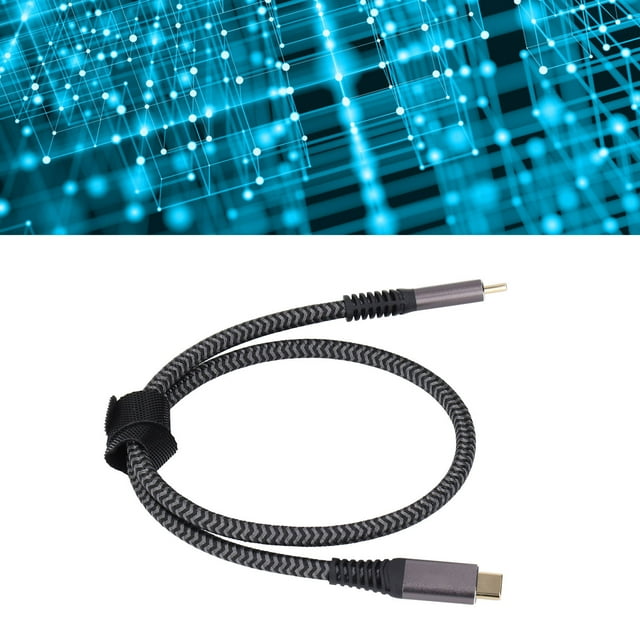 Cordon d'Alimentation USB C vers USB C, Charge Rapide 20Gbps 240W avec Résolution 4K 60Hz, Câble Stable USB 3.2 Gen 2x2 pour IOS 15 Ordinateur Portable Note 20