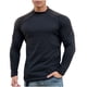 thumbnail image 2 of pstuiky manga larga de hombre, Blusas casuales de manga larga con cuello redondo y color liso para hombre camisetas de hombre xxxl, 2 of 6