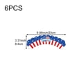 thumbnail image 2 of 6pcs Independence Day Cake Decorations Cupcake Wrappers Paper American Flag Cupcake Liners Decor For Usa Theme Party Supplies 4th Of July Decorations, 2 of 7
