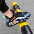 thumbnail image 7 of enyan Sneakers Boys Summer Breathable Lightweight Socks Shoes Soft Casual Sneakers Running Shoes for Kids (Toddler/Little Kid/Big Kid) Blue,2.5, 7 of 7